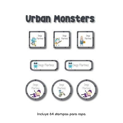 Ropa PLANCHABLES Urban Monsters Ropa PLANCHABLES Urban Monsters