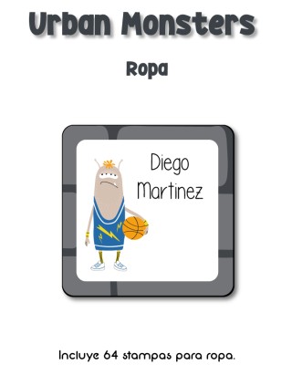 Ropa PEGA & LISTO Urban Monsters 