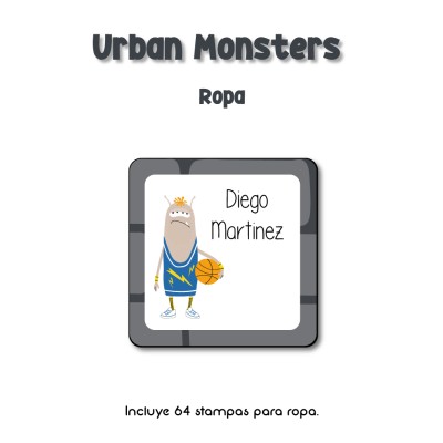 Ropa PLANCHABLES Urban Monsters 