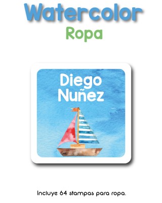 Ropa PEGA & LISTO Watercolor 