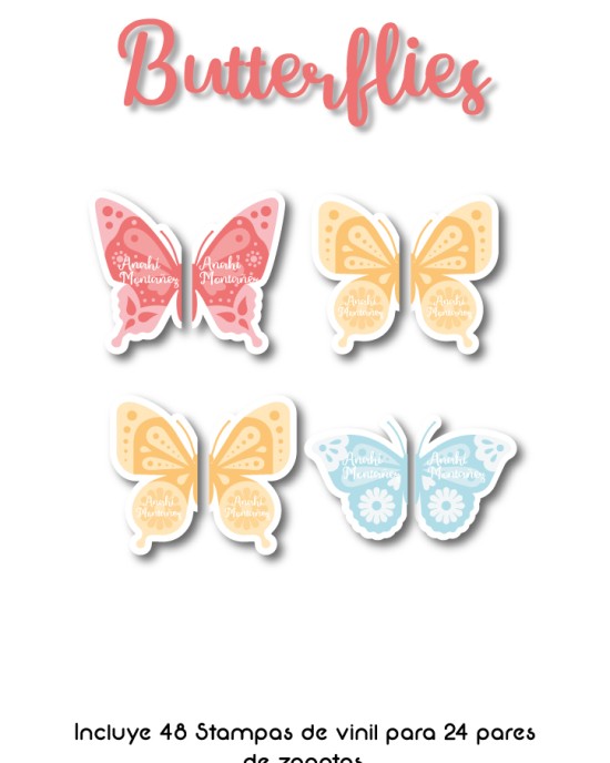 Pack Back to School Butterflies