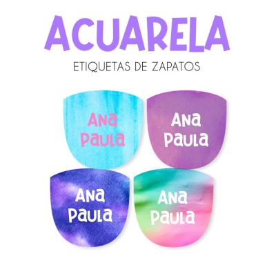 Zapato Acuarela Zapato Acuarela