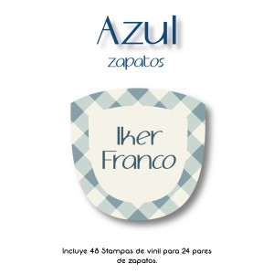 Zapato Azul