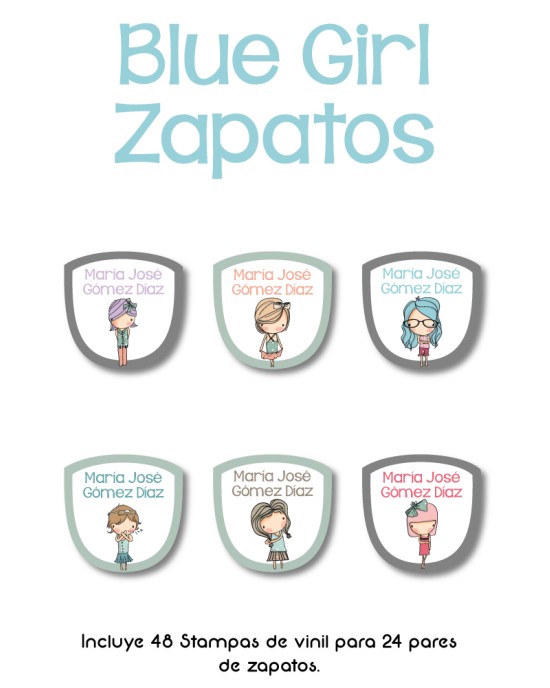 Pack Premium Ropa, Zapatos y Escuela Blue Girl | Pack Premium
