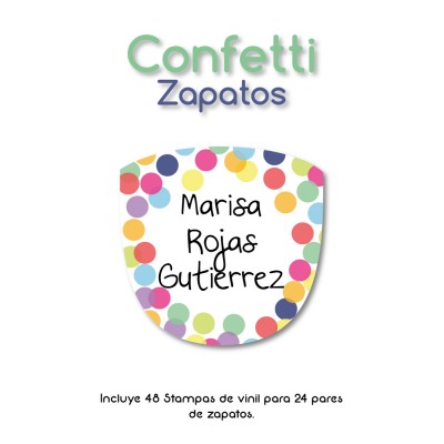 Zapato Confetti