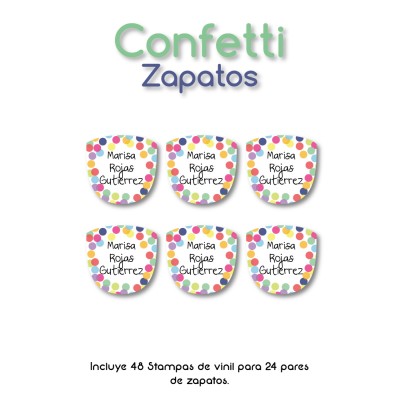 Zapato Confetti