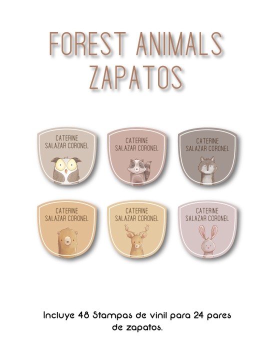 Kit Guarderia Forest Animals | Pack Guarderia