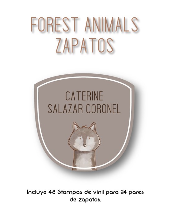 Kit Guarderia Forest Animals | Pack Guarderia