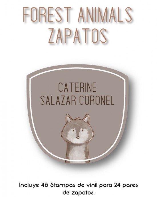 Kit Guarderia Forest Animals | Pack Guarderia