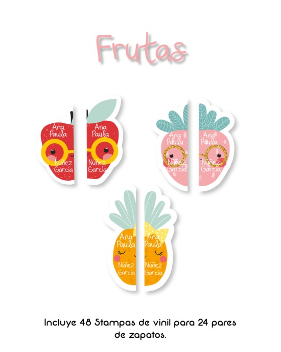Kit Guarderia Frutas | Pack Guarderia