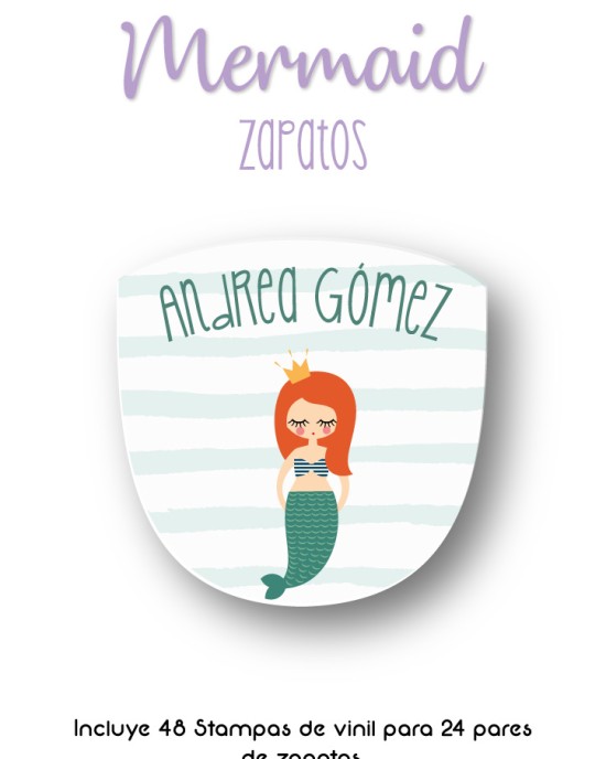 Pack Escuela y Zapatos Mermaid