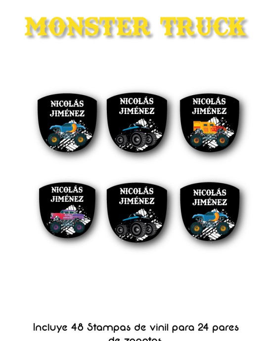 Pack Premium Ropa, Zapatos y Escuela Monster Truck Pack Premium Ropa, Zapatos y Escuela Monster Truck