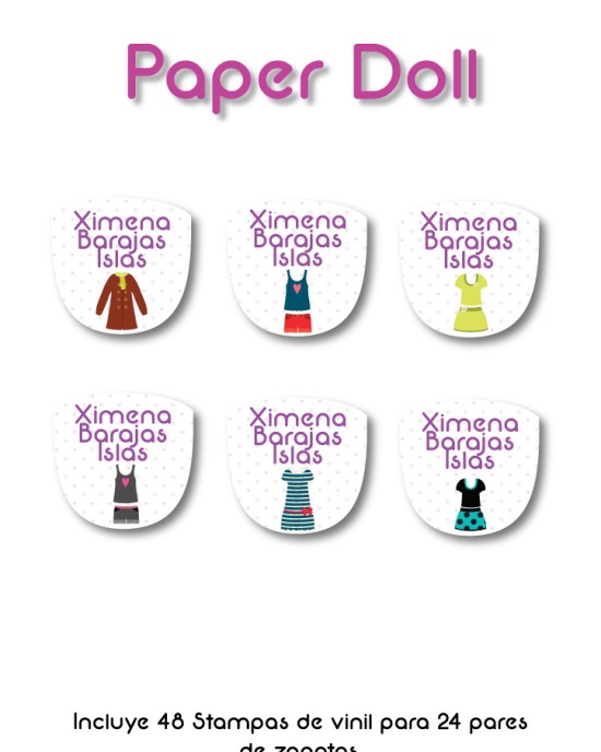 Pack Back to School Paper Doll