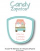 Pack Escuela y Zapatos Candy | Pack Adheribles y Zapatos
