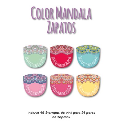 Zapato Color Mandala