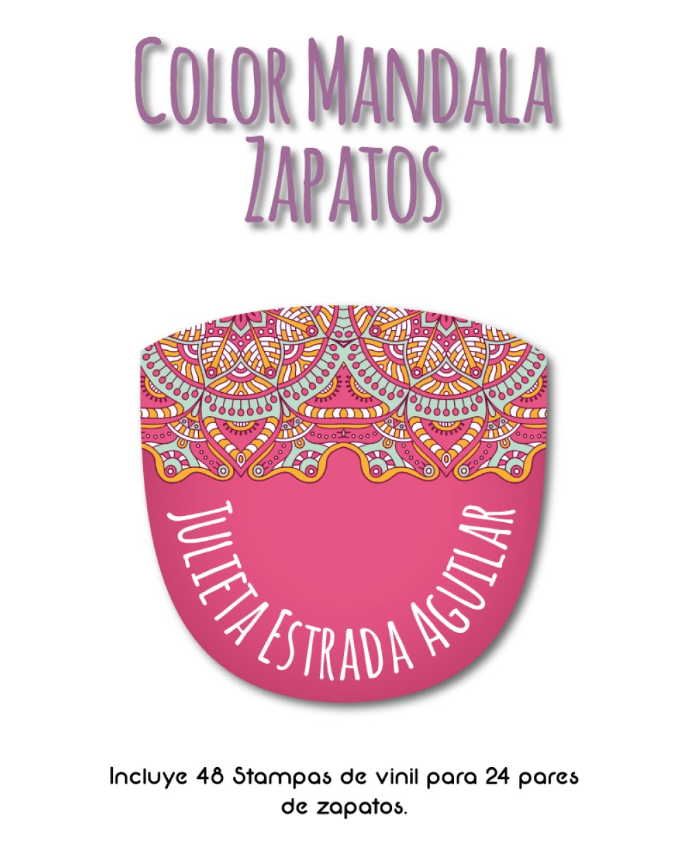 Pack Escuela y Zapatos Color Mandala | Pack Adheribles y Zapatos Pack Escuela y Zapatos Color Mandala | Pack Adheribles y Zapatos