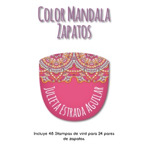 Zapato Color Mandala Zapato Color Mandala