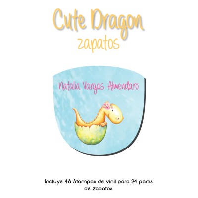 Zapato Cute Dragon