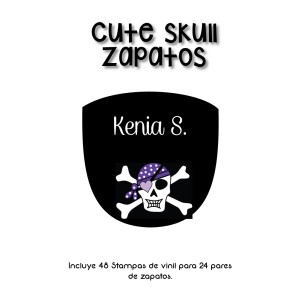 Zapato Cute Skull 