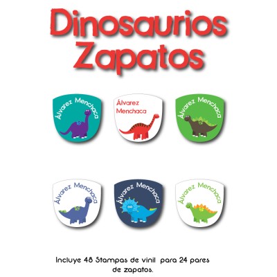Zapato Dinosaurios