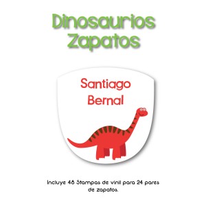 Zapato Dinosaurios