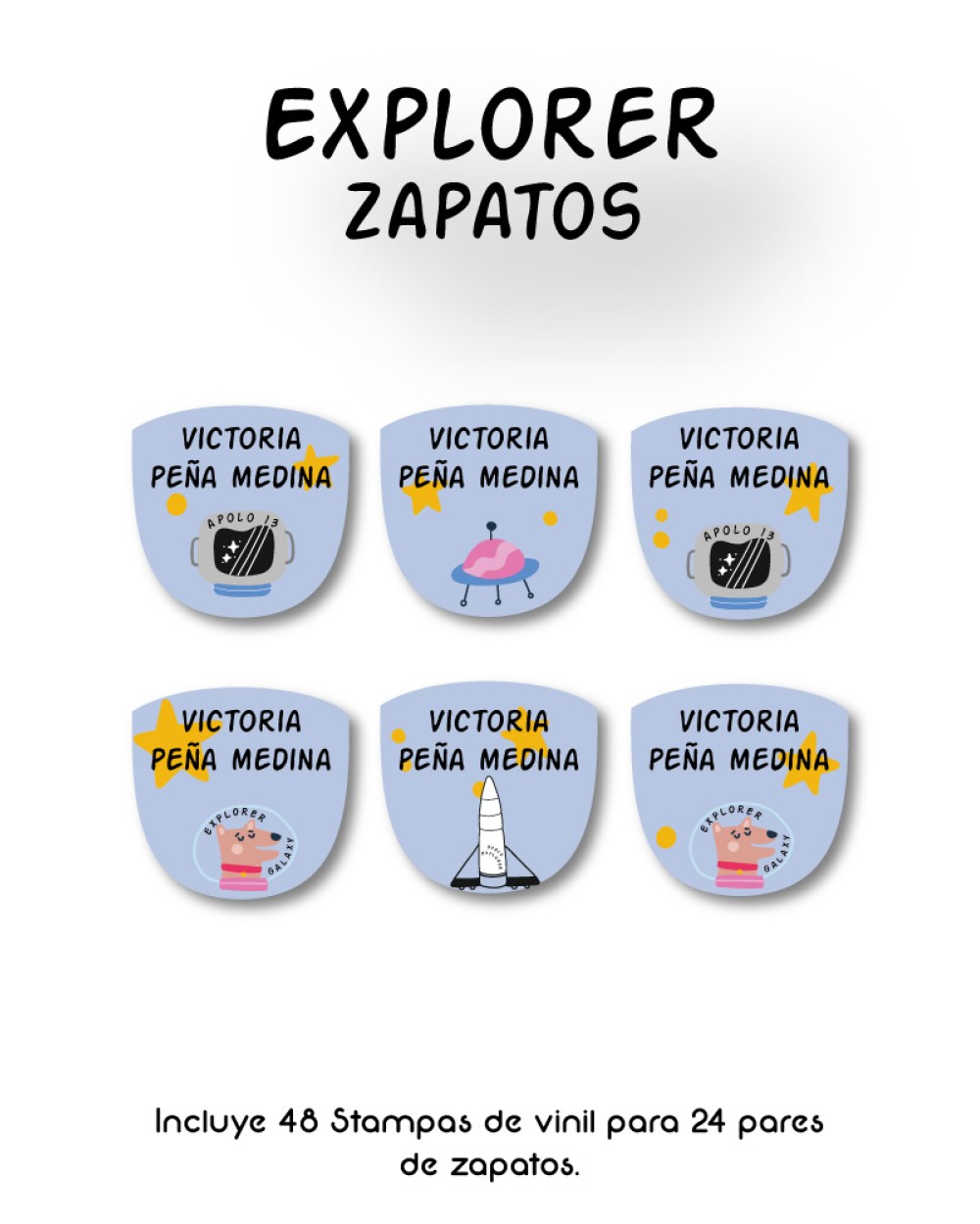 Paquete de etiquetas para Zapato Explorer - Etiquetas Para Zapatos Paquete de etiquetas para Zapato Explorer - Etiquetas Para Zapatos