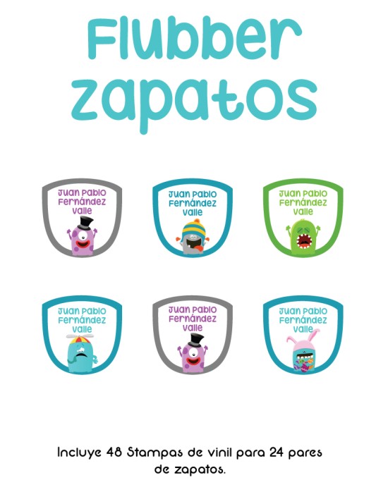 Pack Premium Ropa, Zapatos y Escuela Flubber | Pack Premium