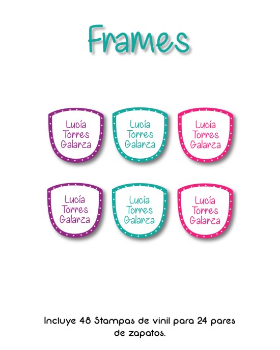 Pack Premium Ropa, Zapatos y Escuela Frames | Pack Premium