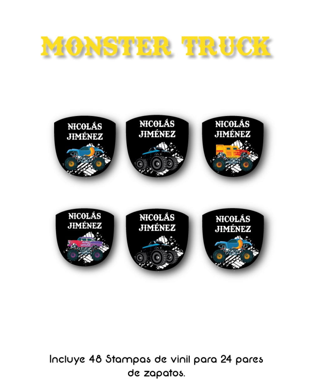 Pack Ropa y Zapatos Monster Truck | Pack Ropa y Zapatos