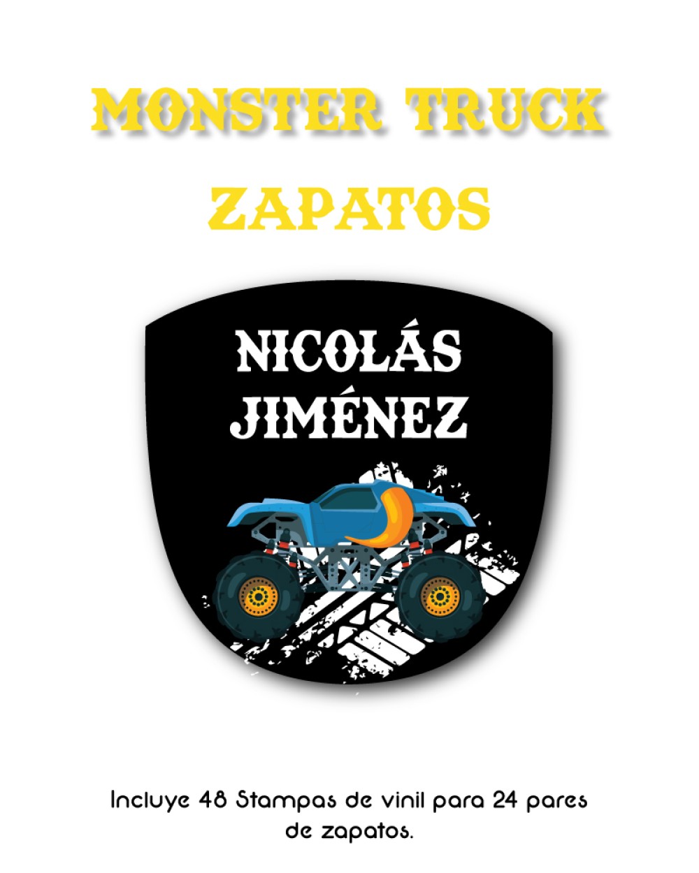 Pack Ropa y Zapatos Monster Truck | Pack Ropa y Zapatos