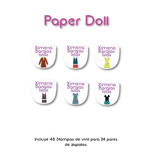 Zapato Paper Doll 