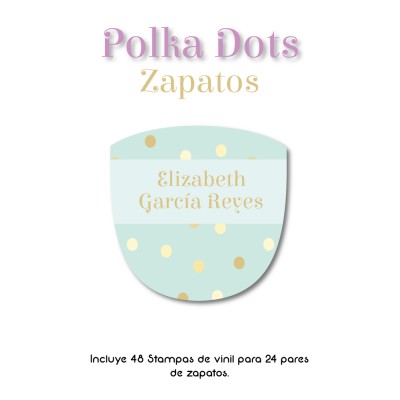 Zapato Polka Dots