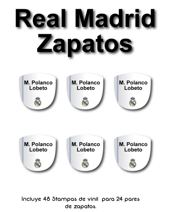 Pack Ropa y Zapatos Real Madrid | Pack Ropa y Zapatos