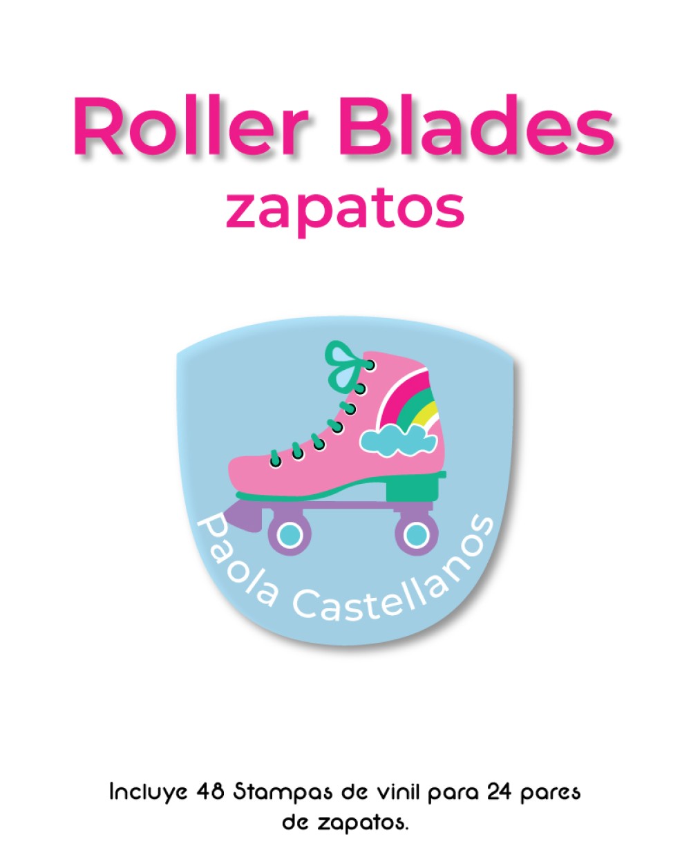 Paquete de etiquetas para Zapato Roller Blades - Etiquetas Para Zapatos Paquete de etiquetas para Zapato Roller Blades - Etiquetas Para Zapatos