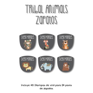 Zapato Tribal Animals 
