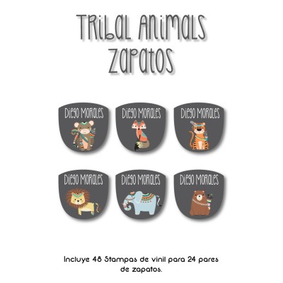 Zapato Tribal Animals Zapato Tribal Animals