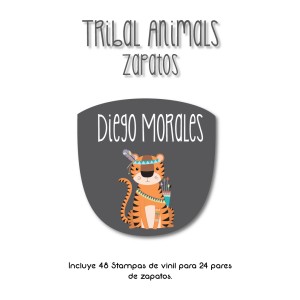 Zapato Tribal Animals 