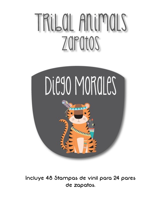 Pack Back to School Tribal Animals-Pack Back To School