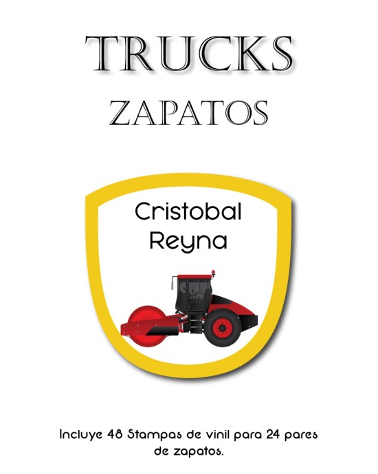 Pack Premium Ropa, Zapatos y Escuela Trucks | Pack Premium