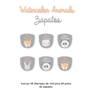 Zapato Watercolor Animals