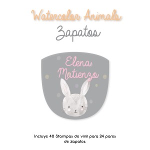 Zapato Watercolor Animals