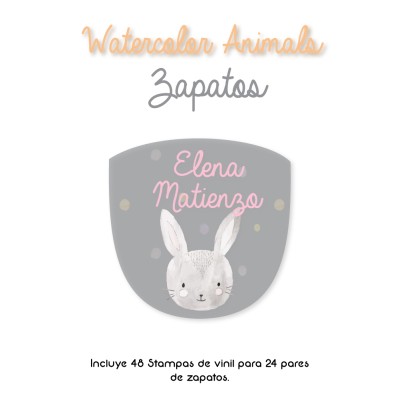 Zapato Watercolor Animals