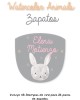 Paquete de etiquetas para Zapato Watercolor Animals - Etiquetas Para Zapatos