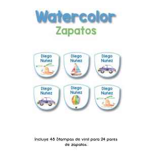 Zapato Watercolor