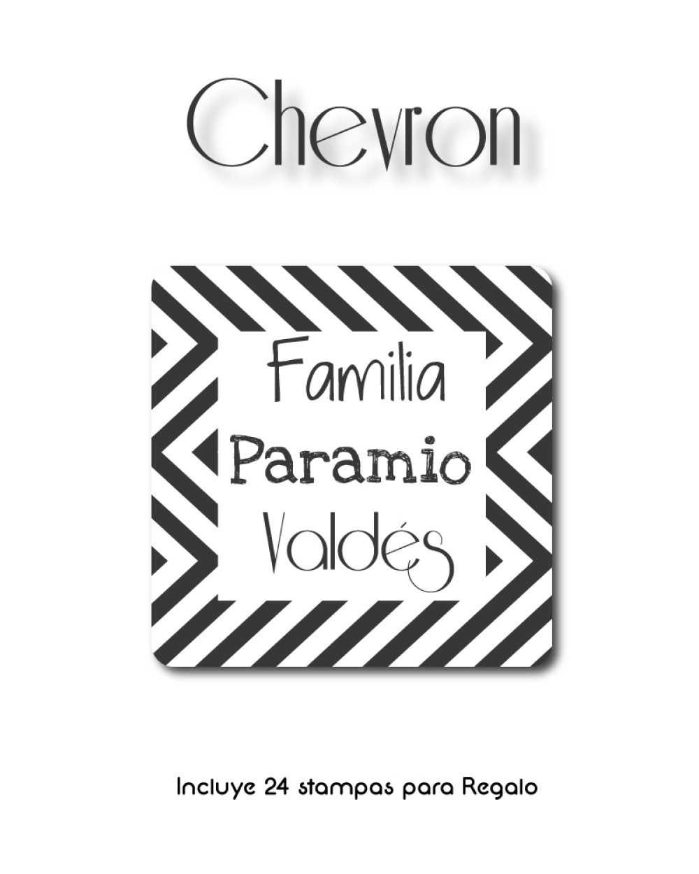 Paquete de etiquetas para Regalo Chevron - Etiquetas Para Regalos Paquete de etiquetas para Regalo Chevron - Etiquetas Para Regalos
