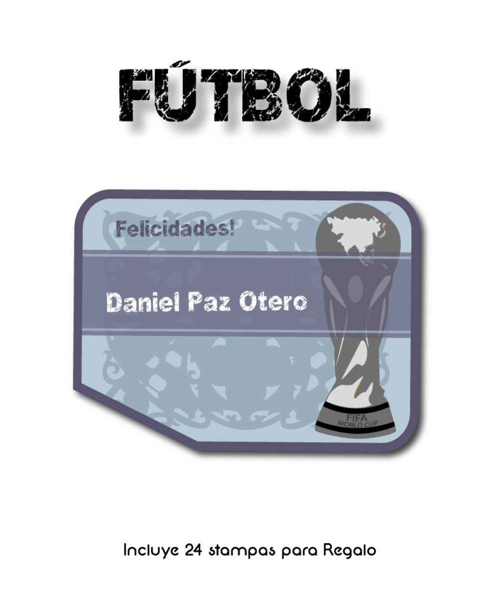 Paquete de etiquetas para Regalo Fútbol - Etiquetas Para Regalos