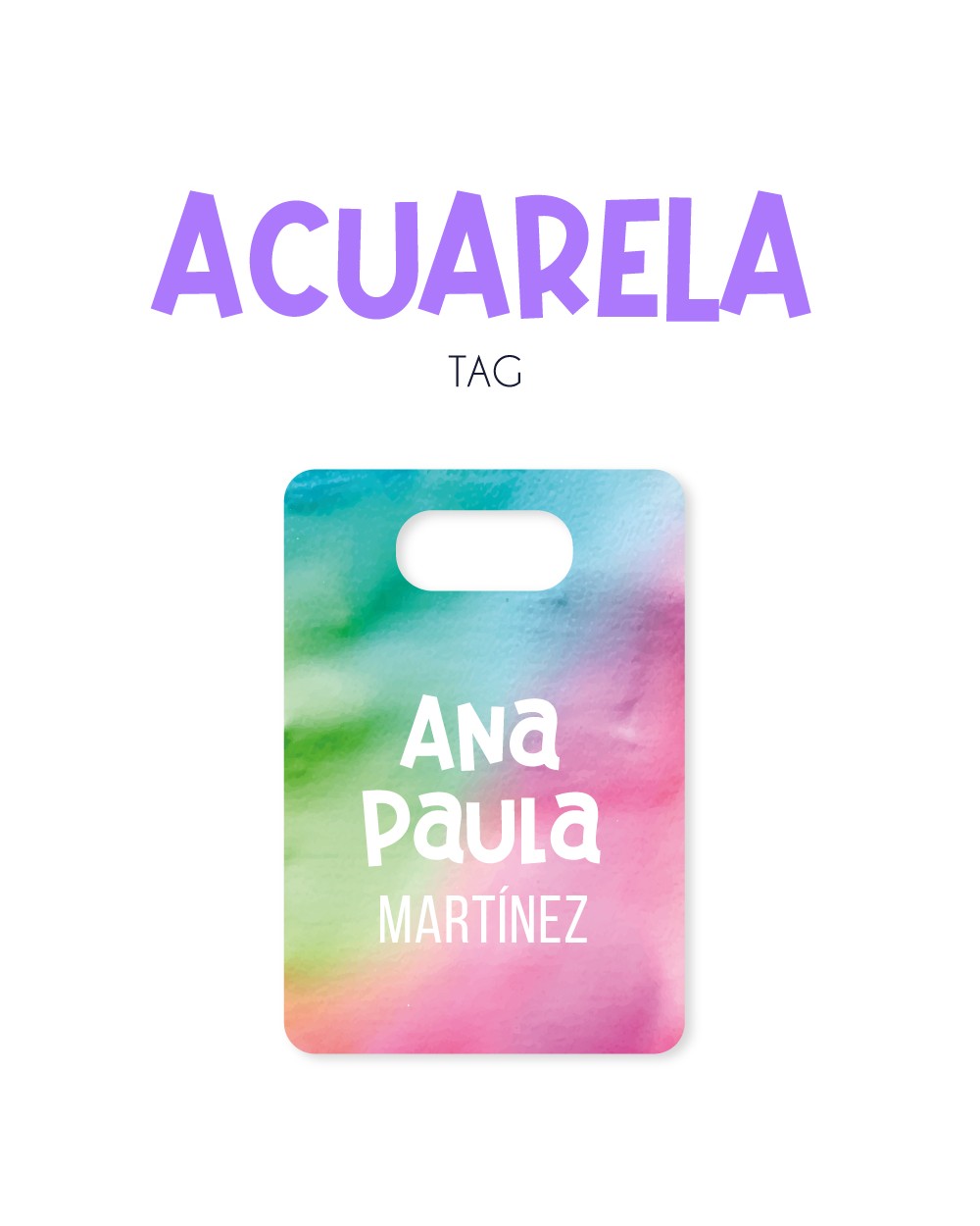 Tag Acuarela | Bag Tags Tag Acuarela | Bag Tags