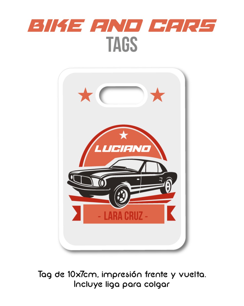 Tag Bike & Cars | Bag Tags Tag Bike & Cars | Bag Tags