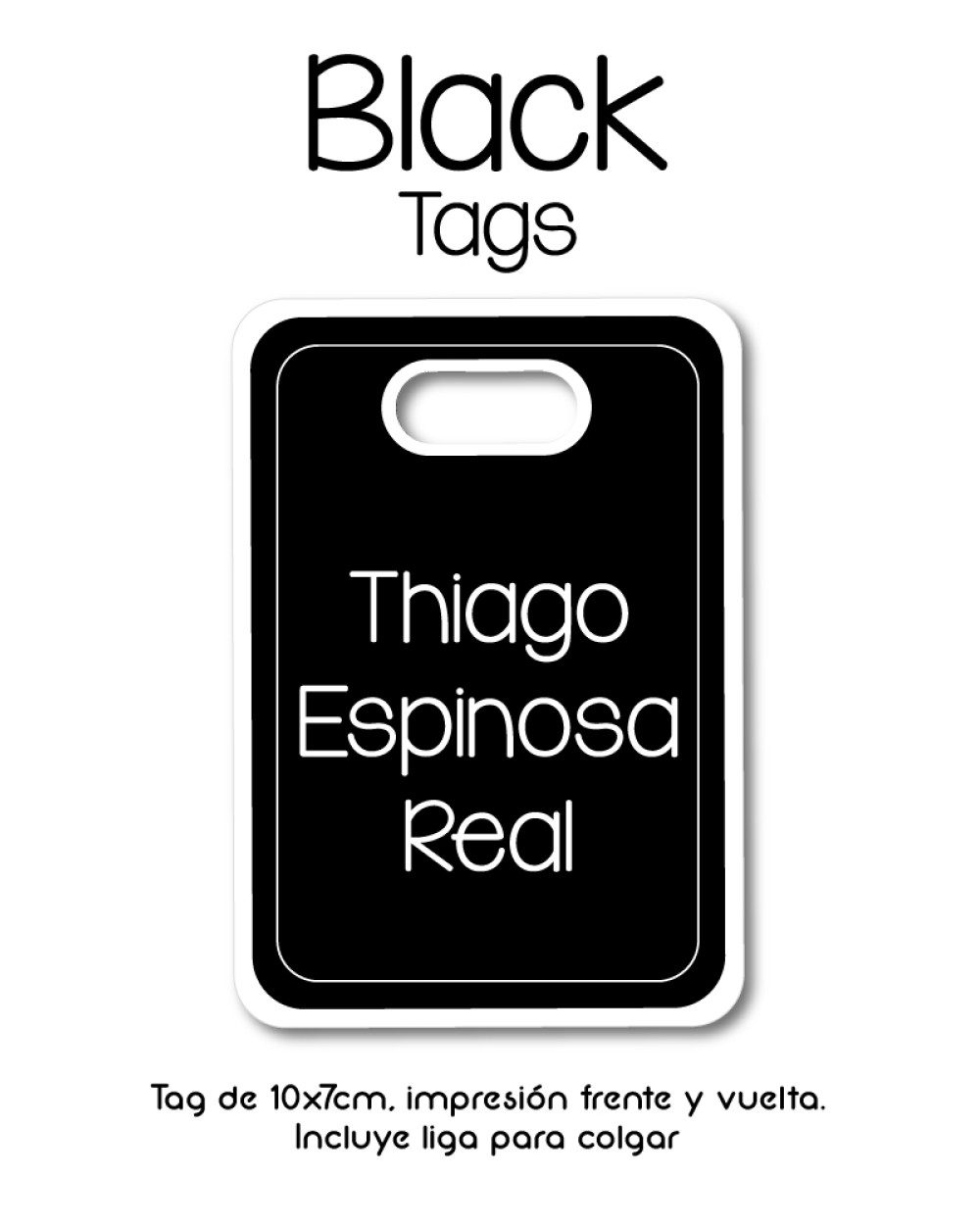 Tag Black | Bag Tags Tag Black | Bag Tags