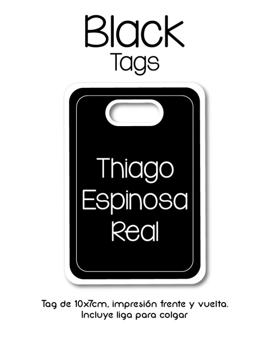Tag Black | Bag Tags